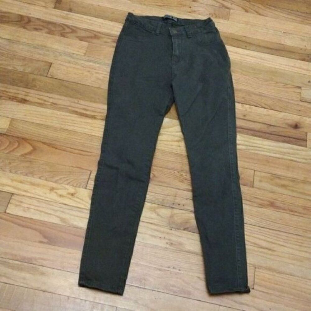 American Bazi Juniors Olive Green High Rise Skinny Jeans sz 3